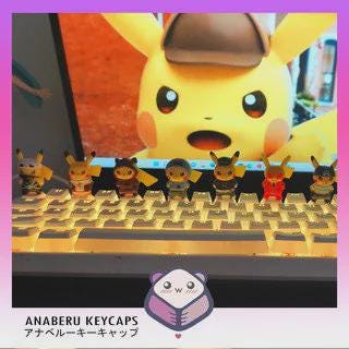 Pikachu keycaps - Etsy 日本