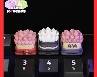 Jujutsu Kaisen Keycaps Gojo Keycaps Itadori Keycaps Sukuna Keycaps för mekaniskt tangentbord