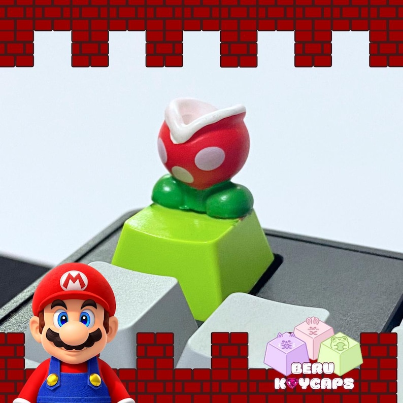 Super Mario Keycaps Nintendo Keycaps for Mechanical and Membrane ...