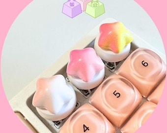 Star Keycaps for Mechanical Keyboard