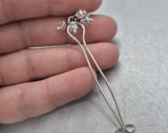 Piercing Christina finto in argento sterling con cristalli arcobaleno – Gioielli intimi non piercing