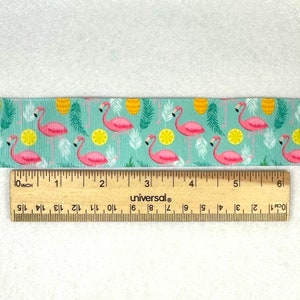 Flamingo grosgrain ribbon - 1.5” wide - By the yard -Hair bows - Children’s Kids & Pet Crafts - Sewing - Gift wrap - Scrapbooking