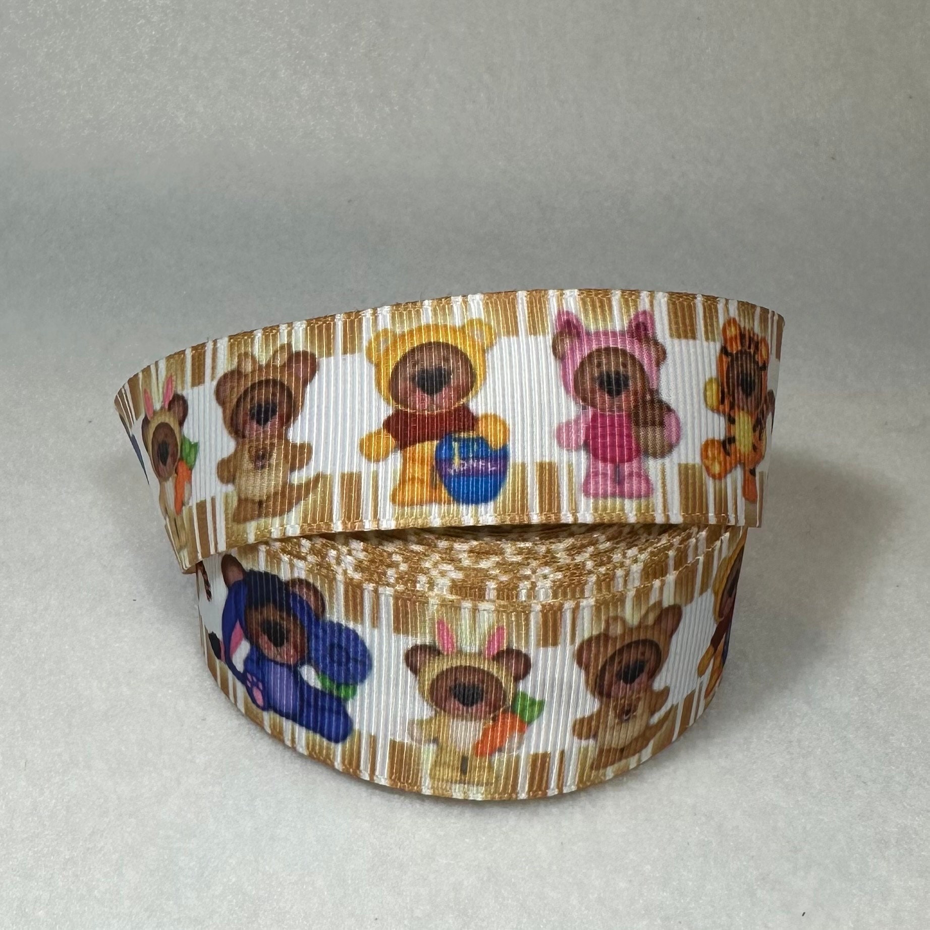 Teddy Bears Costumes Grosgrain Ribbon - 1” Wide - by the Yard - Hair ...