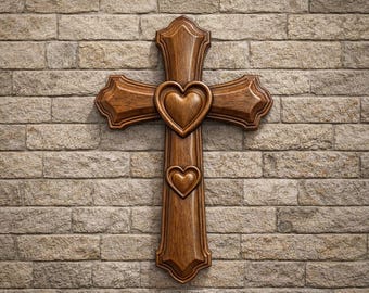 Cross – 3D Relief STL for CNC & 3D Printing
