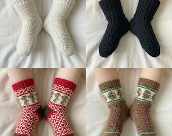 5 Newborn Baby Socks Knitting Pattern PDF | Easy Baby Socks Knitting Pattern | Beginner Knit Booties | Easy Knit Baby Socks Pattern PDF