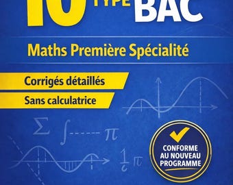10 sujets type bac maths première spécialités