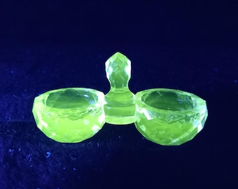 Saleron dubbele vintage Art Deco en Ouraline