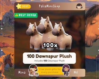 Palia Plushies - 100x Peluche Dawnspur - (NUOVI PELUCHE)