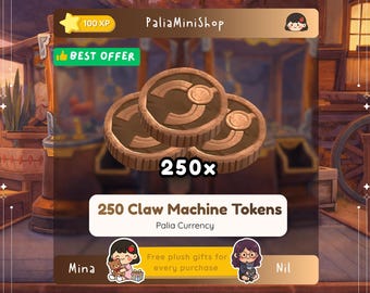 Palia - 250 Zeki Claw Machine Token - Zeki Coin