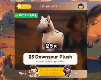 Palia Plushies - 25x Peluche Dawnspur - (NUOVI PELUCHE)