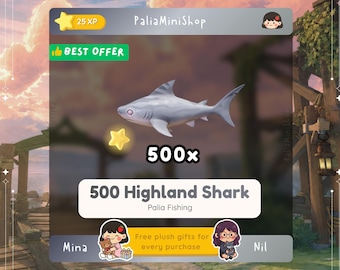 Palia - 500x Starred Highland Shark - Palia Fishing - Royal Fish