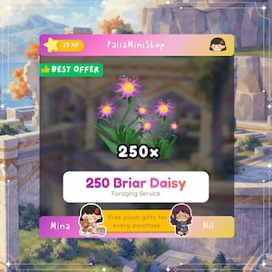 Palia - 250 Briar Daisy - Palia Resource - Cooking - Crafting