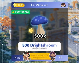 Palia - Funghi Luminosi a 500 Stelle - Raccolta - Risorse per la Cucina - Raccolta a Palia