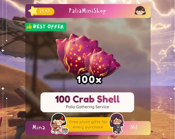 Palia - 100 Crab Shell - Royal Highland Beach - Palia Gathering