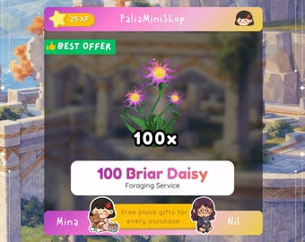 Palia - 100 Briar Daisy - Palia Resource - Cooking - Crafting