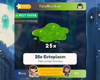 Palia - 25 Ectoplasm - NEW PATCH - Palia  Bulletin Board - Spooky Moon Store