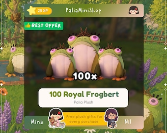 Palia Plushies - 100x Royal Frogbert Plush - (NEW PLUSH)