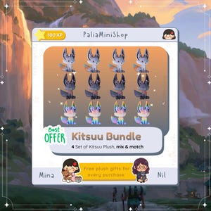 Palia - 15x Duży Zestaw Kitsuu - Mix & Match