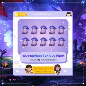 Palia 10x Madrinas Fun Guy Plush