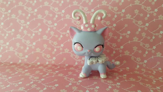 Brianna Butterfly Short Hair Cat Ooak Custom Littlest Pet Shop Etsy