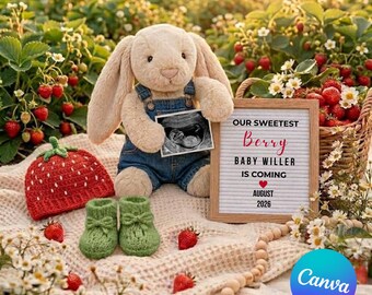 Modèle pour faire-part de grossesse Our Sweetest Berry, sexe neutre