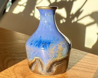 Night Blue Ceramic Vase Miniature