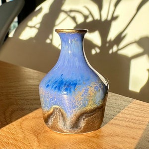 Night Blue Ceramic Vase Miniature