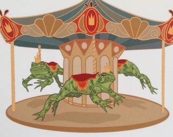 Toad Carousel Print 4 x 6