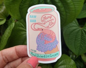 Shrimp Summer Ale Beer Die-Cut Sticker