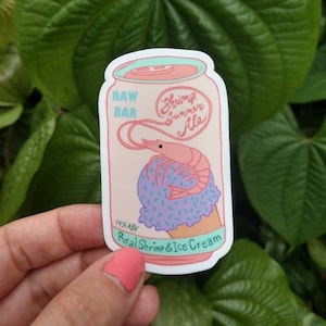 Shrimp Summer Ale Beer Die-Cut Sticker