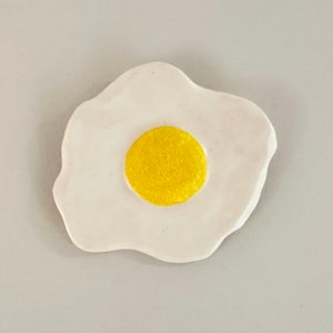 Ceramic Fried Egg Original Kitchen Wall Art image 4