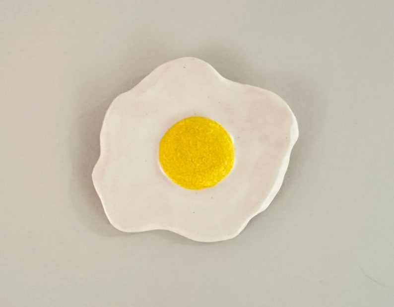 Ceramic Fried Egg Original Kitchen Wall Art image 4