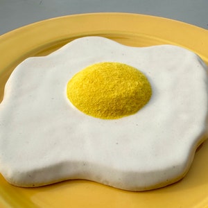 Ceramic Fried Egg Original Kitchen Wall Art image 2