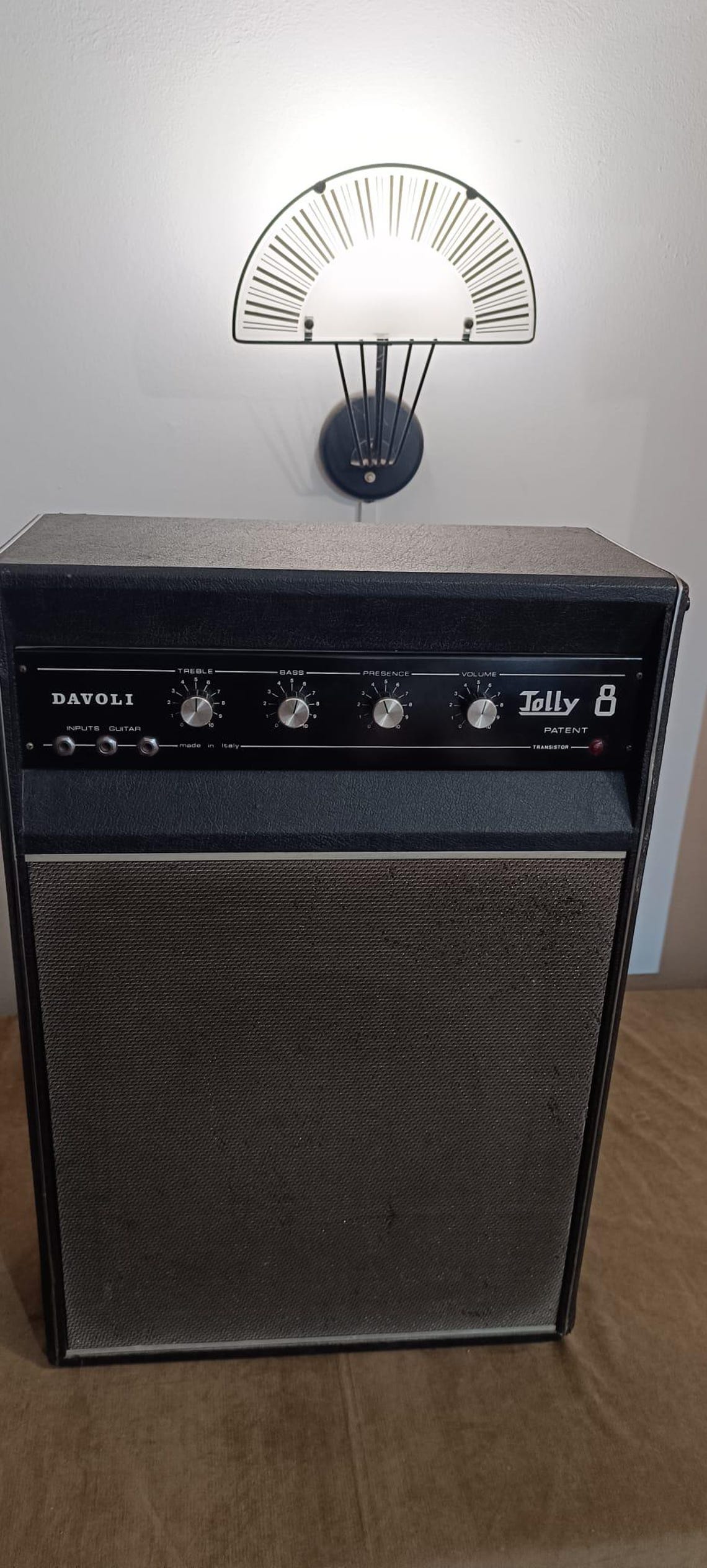 Davoli Jolly 8 Guitar Amplifier Vintage 1970s – Analog Solid State – Made in Italy, foto 2 di 5