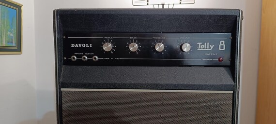 Davoli Jolly 8 Guitar Amplifier Vintage 1970s – Analog Solid State – Made in Italy