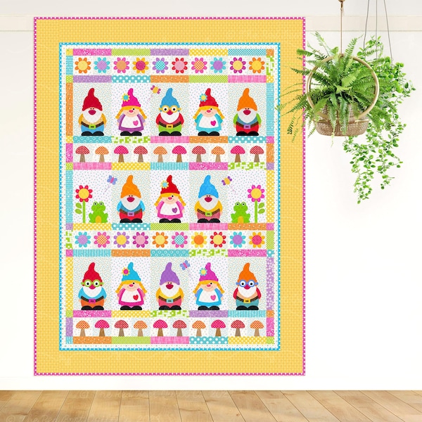 Gnome Quilt Pattern Etsy