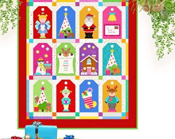 Happy Holidays: Christmas Quilt Pattern (PDF)