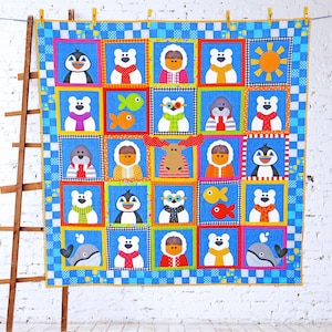 Fun at the North Pole Digital Quilt Pattern