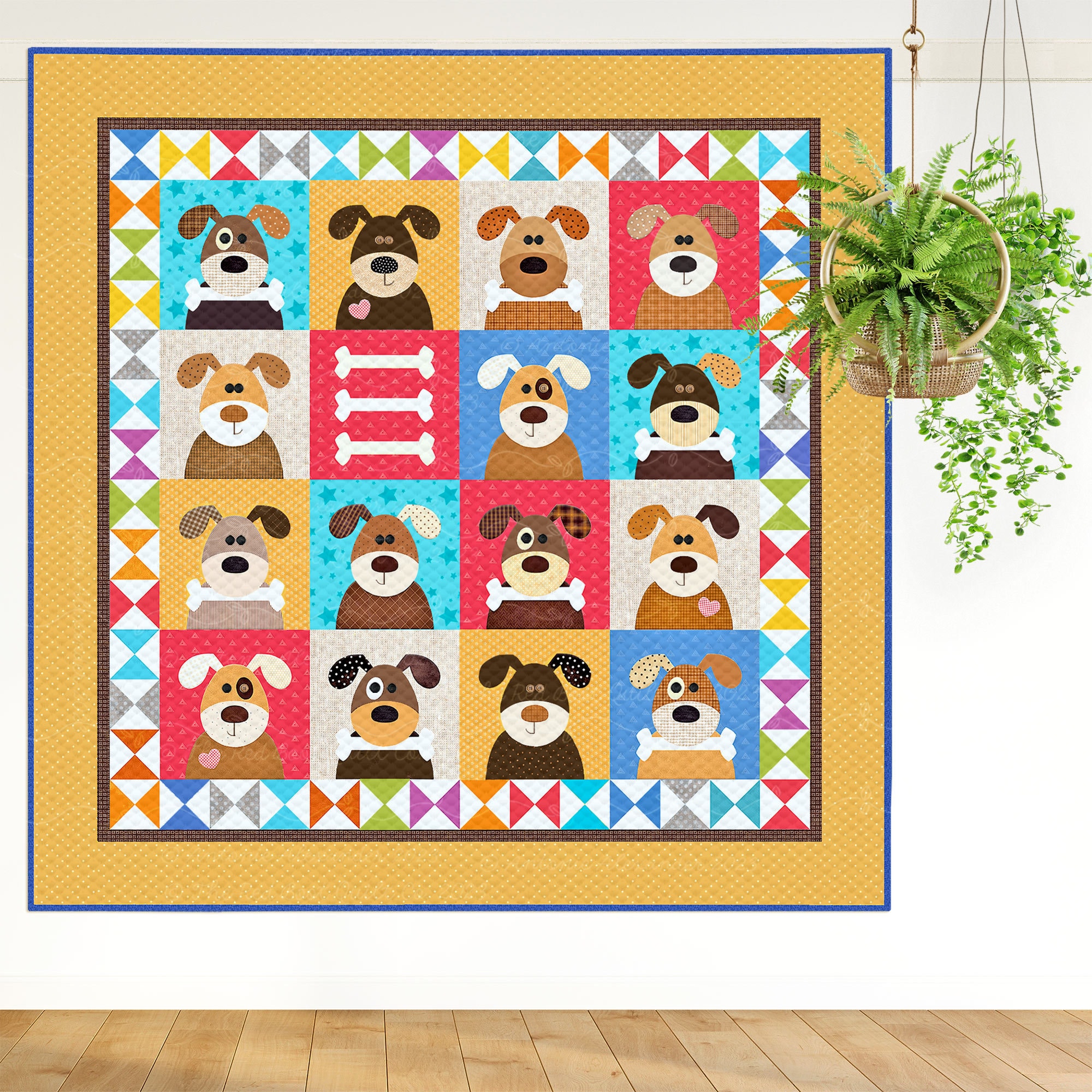 Dog quilt set hot sale