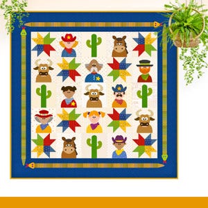 The Wild Wild West Digital Quilt Pattern