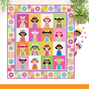 Little Princesses Digital Quilt Pattern