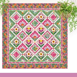 The Tuileries Digital Quilt Pattern