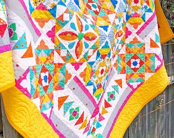 Sirocco: Modern Applique Quilt Pattern (PDF)