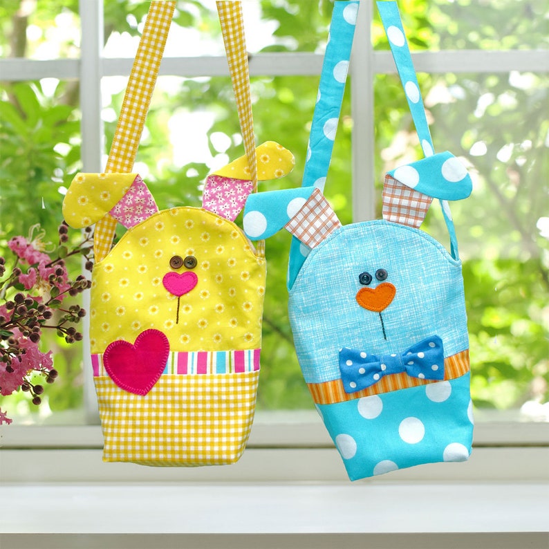 Easy Bunny Bags PDF Pattern Bag Patterns Easter Bags Etsy