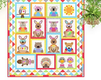 The Land Down Under Digital Quilt Pattern