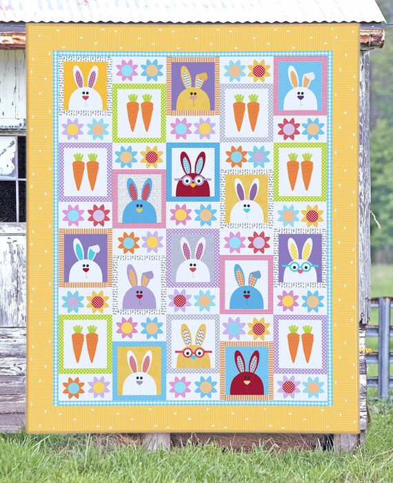 The Rabbits At Hyde Park Pdf Quilt Pattern Quilt Pattern Etsy