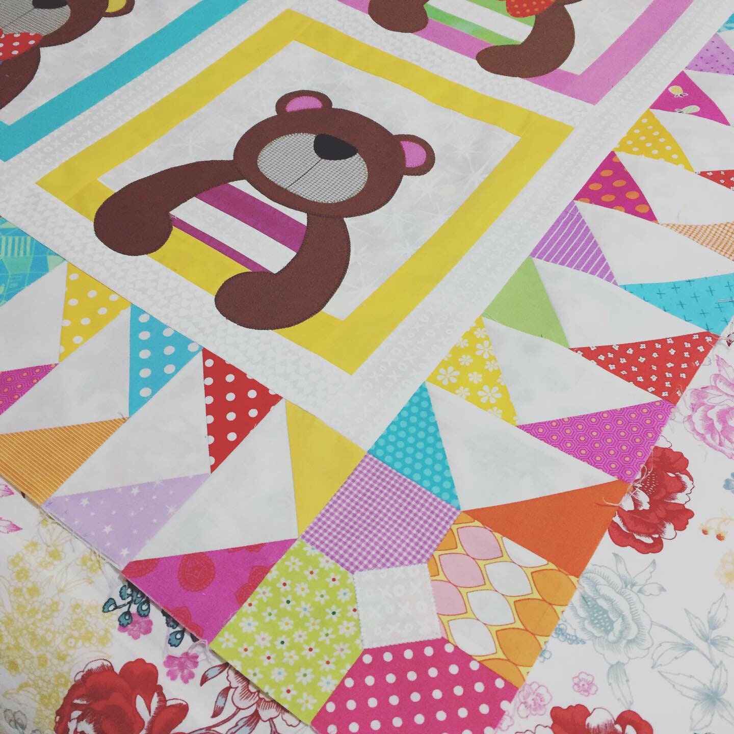 Bear Hugs PRINTED Quilt Pattern Applique Quilt Patterns Etsy