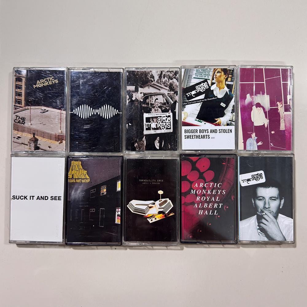 Arctic Monkeys Cassette TAPE - Vintage Aesthetic Gift