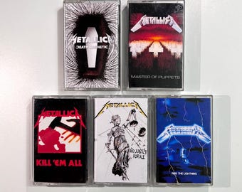 Metallica Cassette Tape - Classic metal music