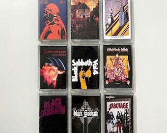Black Sabbath - Colección de álbumes clásicos de heavy metal en casete